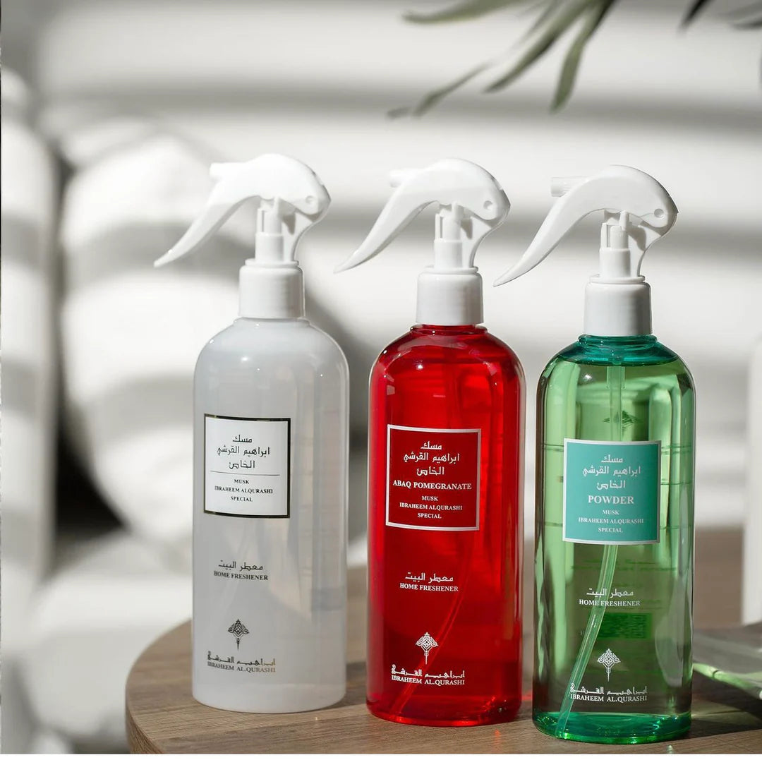 Ibraheem Al Qurashi Musk Home Fresheners Set 450ml x 3 - معطر جو