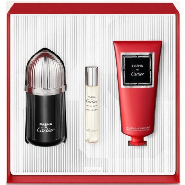 CARTIER PASHA EDITION NOIRE EDT GIFT SET
